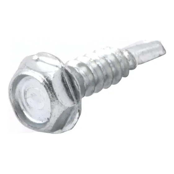 800 Pijas Hexagonales Punta De Broca Galv #10 X 3/4