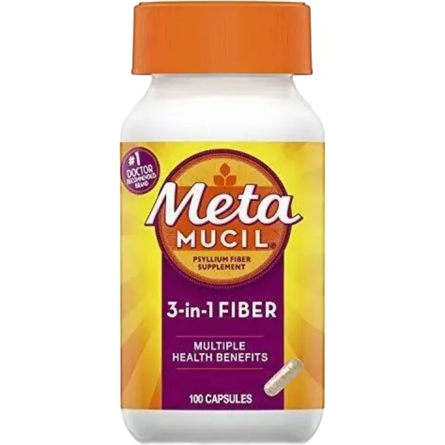 Metamucil Capsulas Americano Sin Gluten Pura