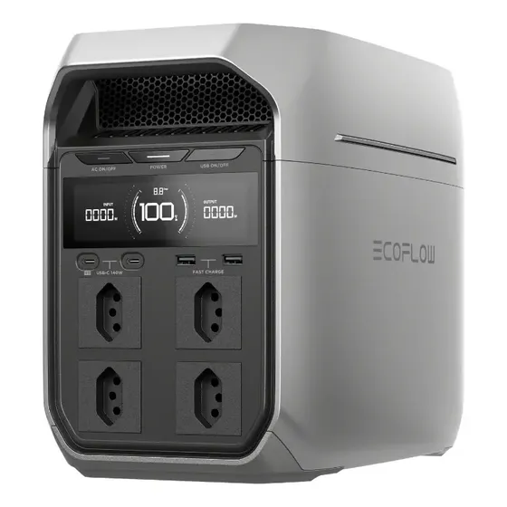 Gerador De Energia Portatil Delta 3 Plus 1800w Br  220v