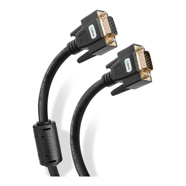 Steren 507-070 VGA Color Negro 1.8 m