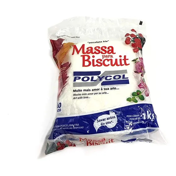 Massa De Biscuit Natural 11kg Polycol Promoção *abc Biscuit