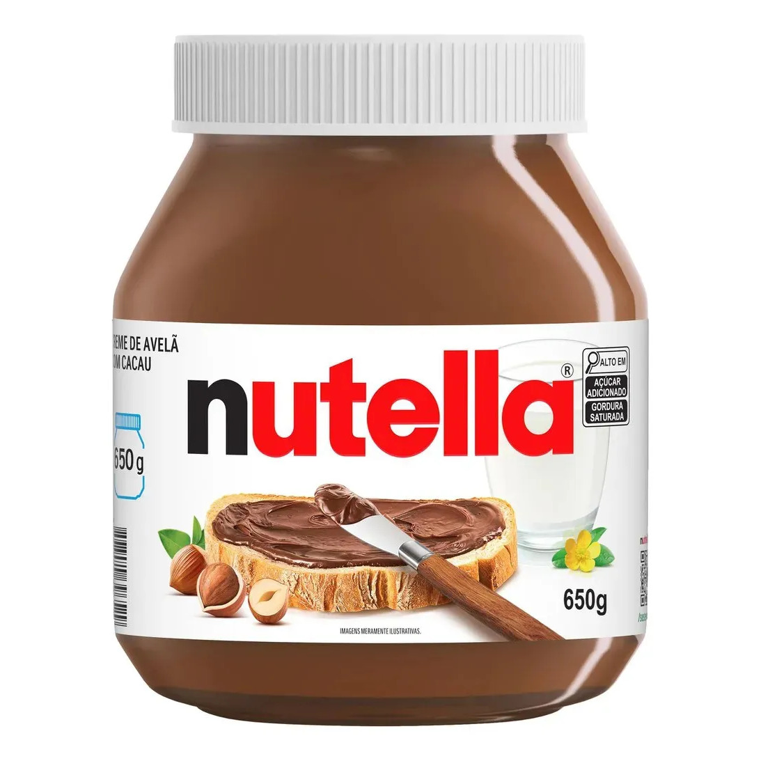 Nutella Creme de Avela 650g