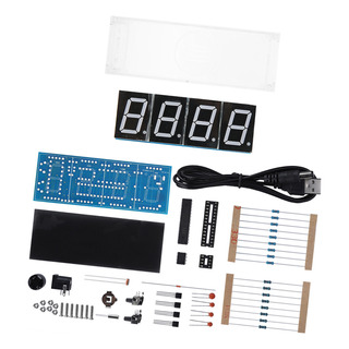 Reloj Digital Electrónico De 4 Dígitos, Kit Led De Bricolaje Reloj Digital Electrónico De 4 Dígitos, Kit Led De Bricolaje