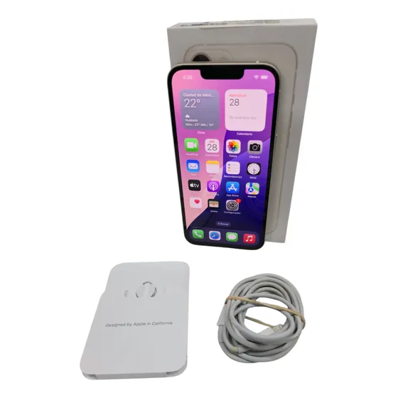 Apple Iphone 13 128gb Blanco/starlight Pila 100 Con Caja Blanco