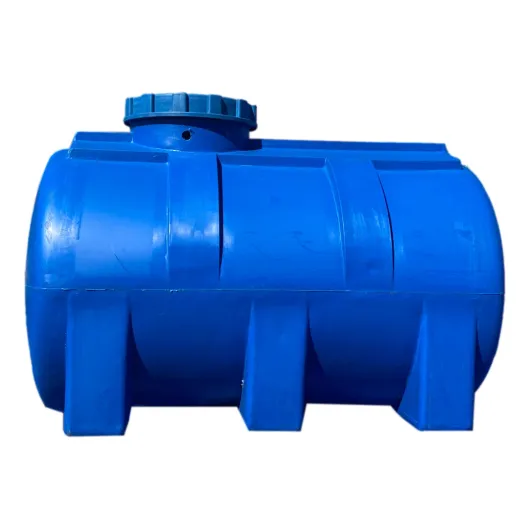 Tanque Plástico Horizontal 500lts Con Base Karmod