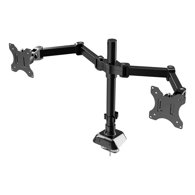 Suporte 2 Monitores Articulado Braço Altura Ajustável Vesa
