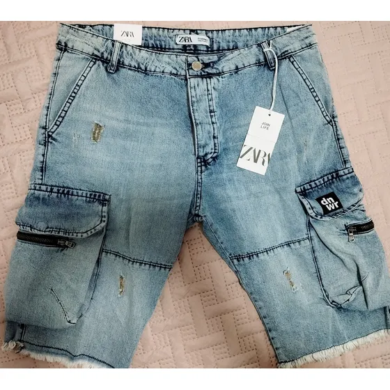 Bermudas Cargo Marca Zara
