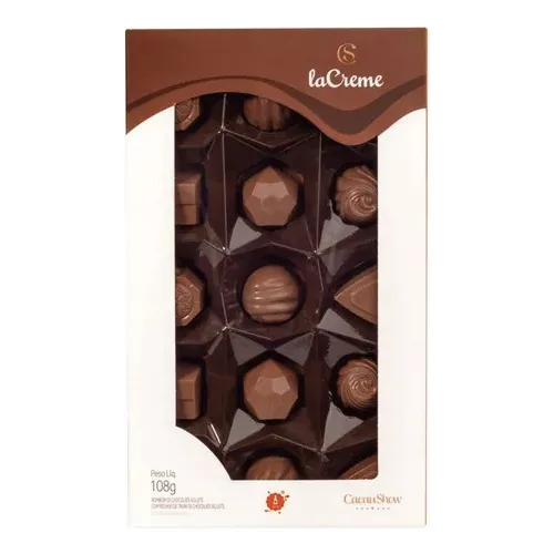 Caixa De Bombons Lacreme 108g Cacau Show