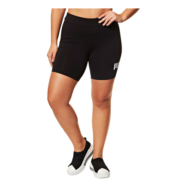 Short Legging Feminino Essentials 7 Logo Em Algodão Puma Short Legging Feminino Essentials 7 Logo Em Algodão Puma