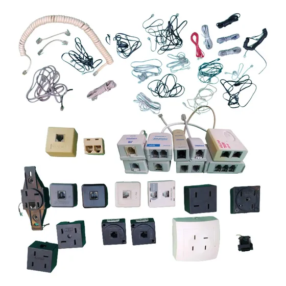 Tomadas. Fios. Adaptadores. Adsl | Para Telefones Interfones