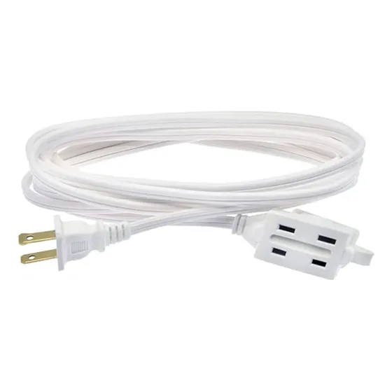 Extension Electrica Blanca (15m) 2x16awg 13a 125v-60hz