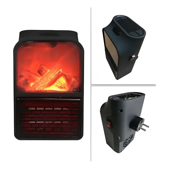 Mini Calefactor Portátil Estufa Eléctrica Decorativo-inviern