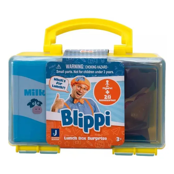 Blippi Lunch Box Surprise Figura Y Accesorios
