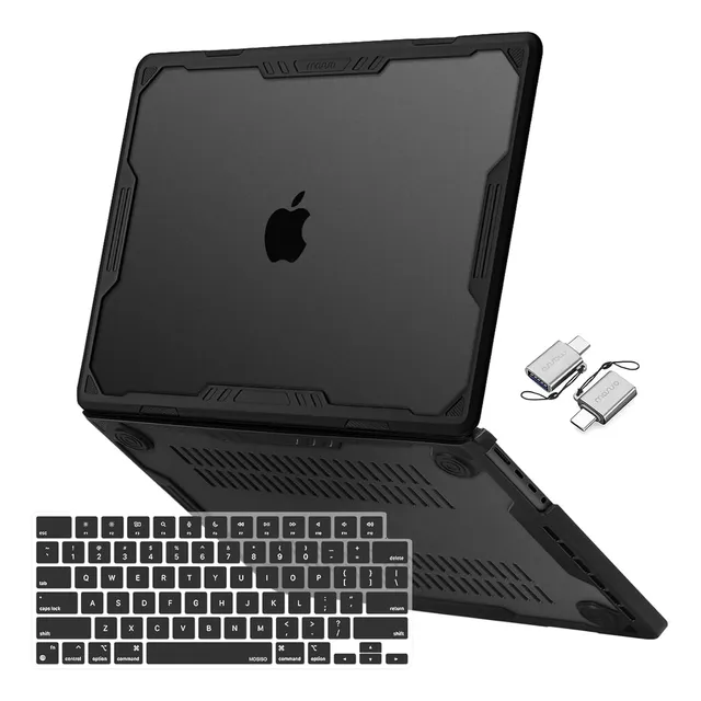 Funda Rigida Negra Mosiso Compatible Macbook Pro 14 
