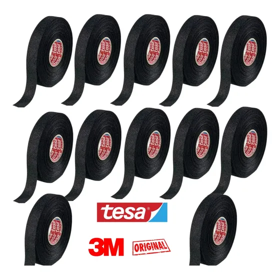 Teipe Eléctrico Automotriz Tela Tesa 3m Original Al Mayor