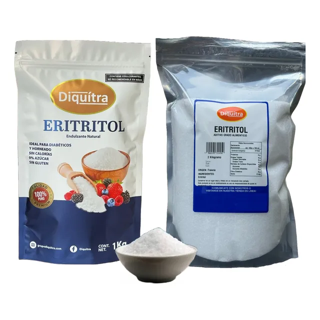 Endulzante Eritritol Puro Calidad Premium Ideal Keto 3 Kg