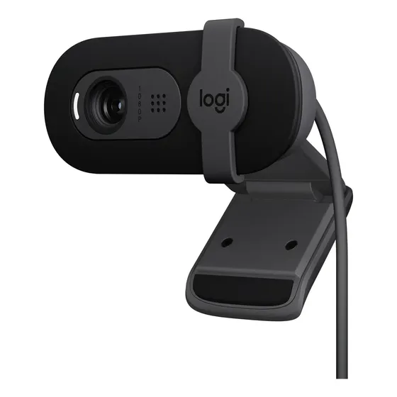 Logitech Webcam C920 HD Pro com microfone, adequada para videoconferências, portátil e plug and play