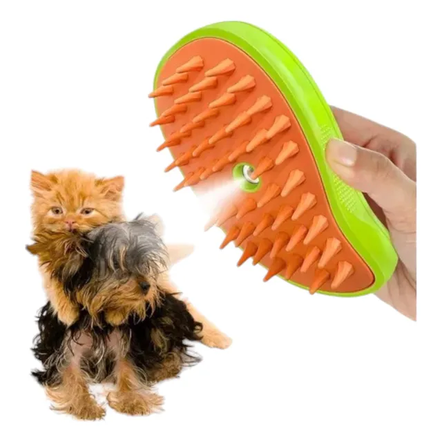 Cepillo Peine Para Perros Y Gatos A Vapor Recargable