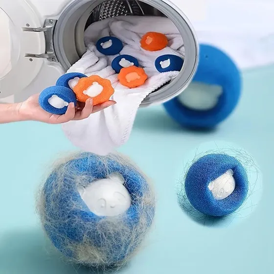 Bolas Depiladoras Reutilizables Para Lavar Ropa, Paquete De 