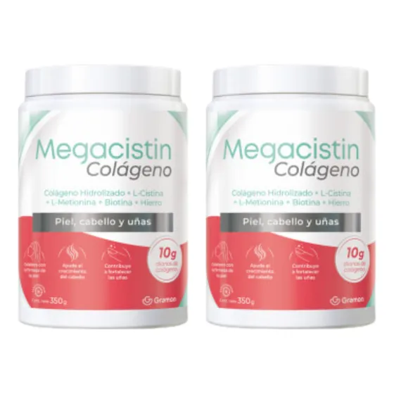 Combo X2 Megacistin Colágeno 350gr