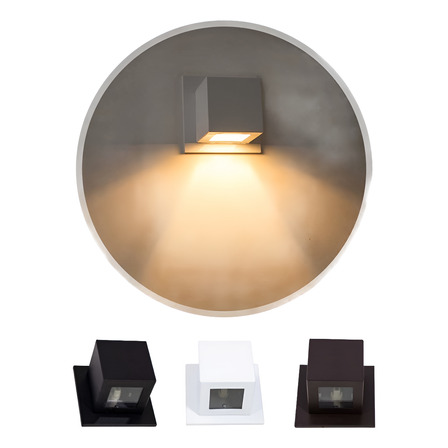 Arandela Box Cubo Pequena 1 Facho Parede Muro St1319 Estrutura Preto 110v/220v (bivolt) Arandela Box Cubo Pequena 1 Facho Parede Muro St1319 Estrutura Preto 110v/220v (bivolt)