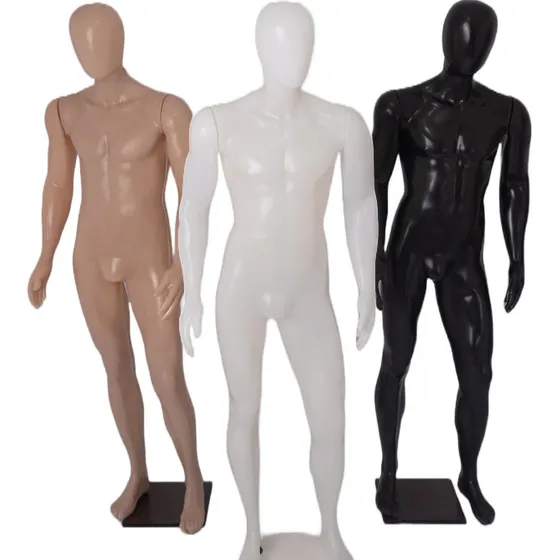 Maniquies De Plastico Hombre Fabricantes Maniquies Agustin Piel, Blanco O Negro