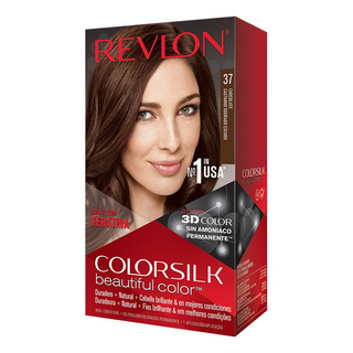 2 Pzs Revlon Tinte Permanente Dama Sin Amoniaco Colorsilk 37 2 Pzs Revlon Tinte Permanente Dama Sin Amoniaco Colorsilk 37