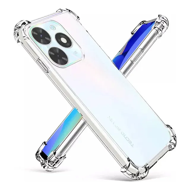 Funda Tpu Transparente Protege Camara Para Tecno Spark 20c