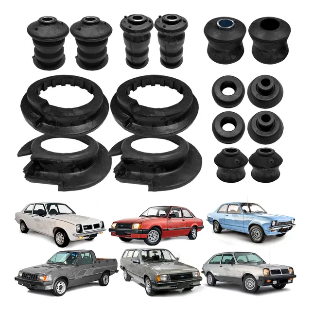 Kit Suspensão Traseira Calço Bucha Chevette Chevy Marajó