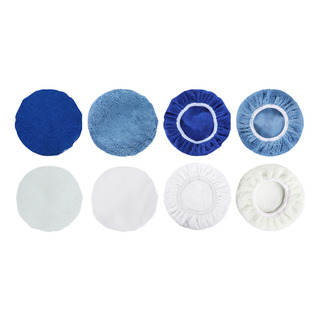 Pad Polish Pad Bonnet, Conjunto De 8 Peças, Microfibra, Algo Pad Polish Pad Bonnet, Conjunto De 8 Peças, Microfibra, Algo