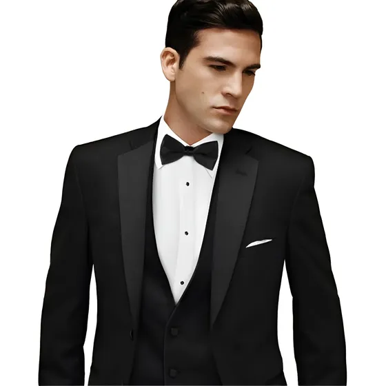 Corbata Michi Hombre Kast.pe Boda - Color Negro