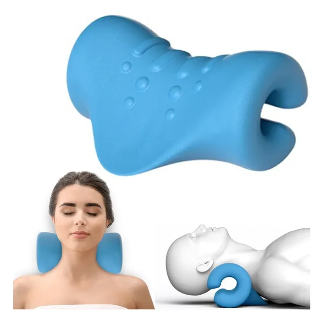 Almofada Massageadora Pescoço Relaxante Para Alinhamento Cer