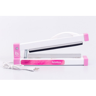 Seladora Manual Para Papel Grau Cirúrgico Bivolt 25cm Rosa Seladora Manual Para Papel Grau Cirúrgico Bivolt 25cm Rosa