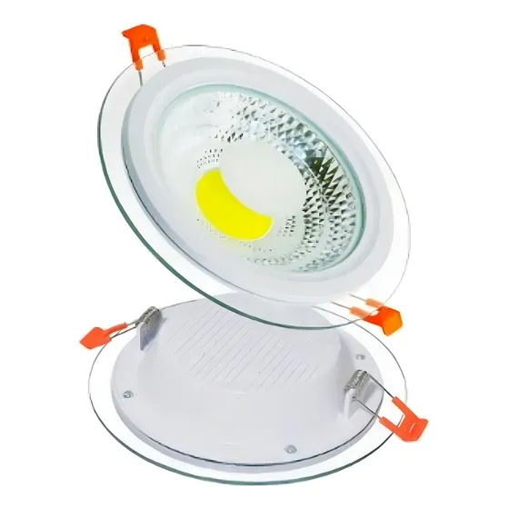 Panel Led Techo Embutir Plafón Redondo 9w Cálido Frio