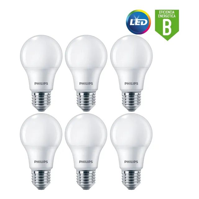 Foco Led Philips 13w Ecohome / Pack 6 Unidades