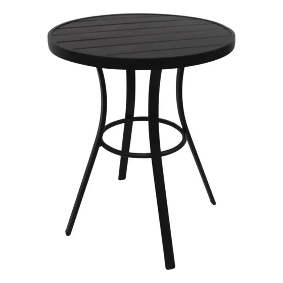 Mesa Bistrô Baixa Para Área Gourmet Alumínio 80cm Design Ful