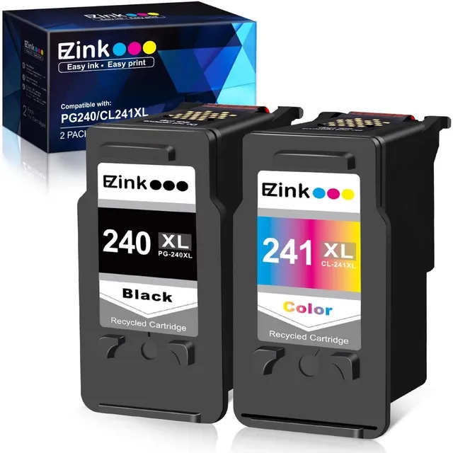 E-z Ink Reemplazo De Tinta Impresora Canon 240 240xl 241 241