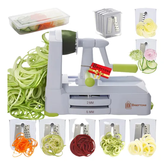 Spiralizer Cortador De Verduras En Espiral 7 Hojas