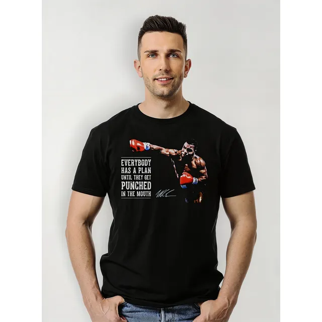 Polera Mike Tyson Everybody Has A Plan N Abominatron