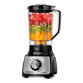 Liquidificador Turbo Mondial 1100w L-1100 Bi Liquidificador Turbo Mondial 1100w L-1100 Bi