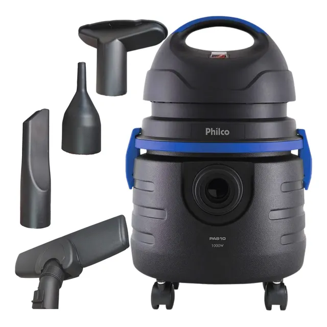 Aspirador De Pó E Água Com Soprador Philco Sólido Liquido 