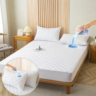 Cubre Colchón Impermeable Individual Con Funda De Almohada Cubre Colchón Impermeable Individual Con Funda De Almohada