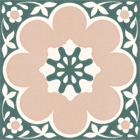 Azulejos De Vinilo Rosa Daphne Para Pisos