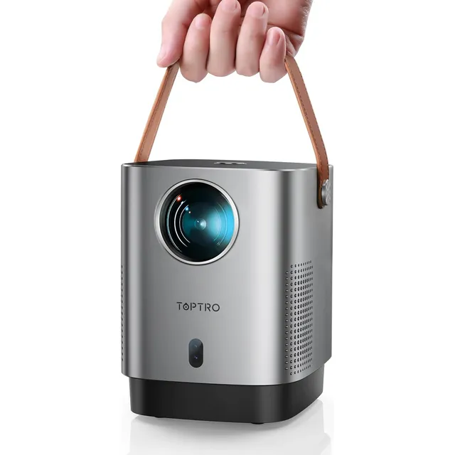 Proyector Mini 5g Wifi Bluetooth, Toptro 15000 Lúmenes Tr23