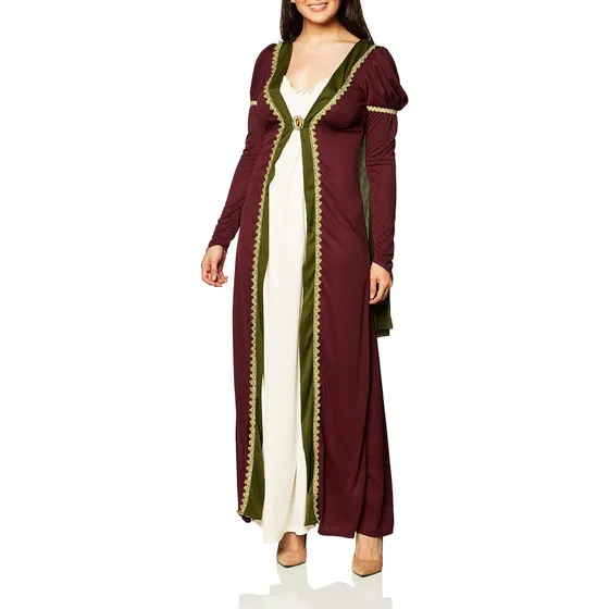 Disfraz De Doncella Medieval Extragrande