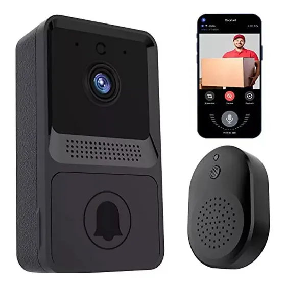 Inalámbrico Inteligente Con Timbre Y Cámara Wifi A