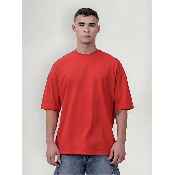 Pack Remera Oversize Y Bermuda Cargo Oxido Hombre Ybr Jeans