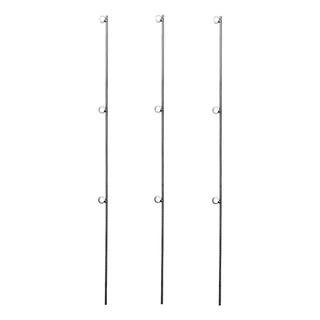 Estaca Tutor De Plantas 99 Cm 03 Argolas 03 Unid Estaca Tutor De Plantas 99 Cm 03 Argolas 03 Unid