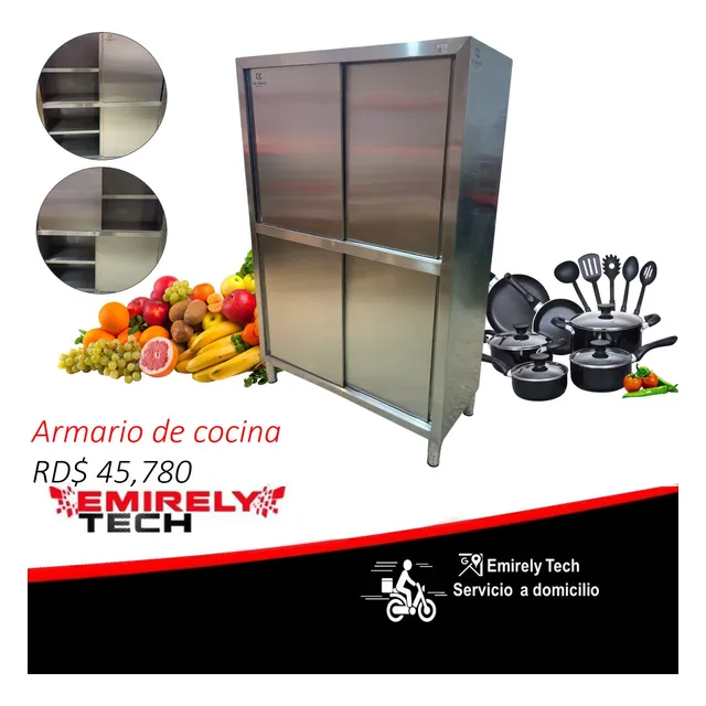 Gabinete Tipo Armario De Cocina Industrial