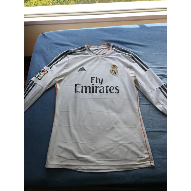 Camiseta Original Real Madrid 2013-2014 Manga Larga